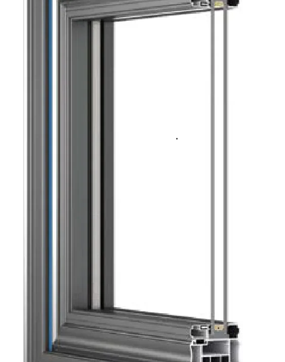 C80 folding-door frame illustration from the product catalogue
