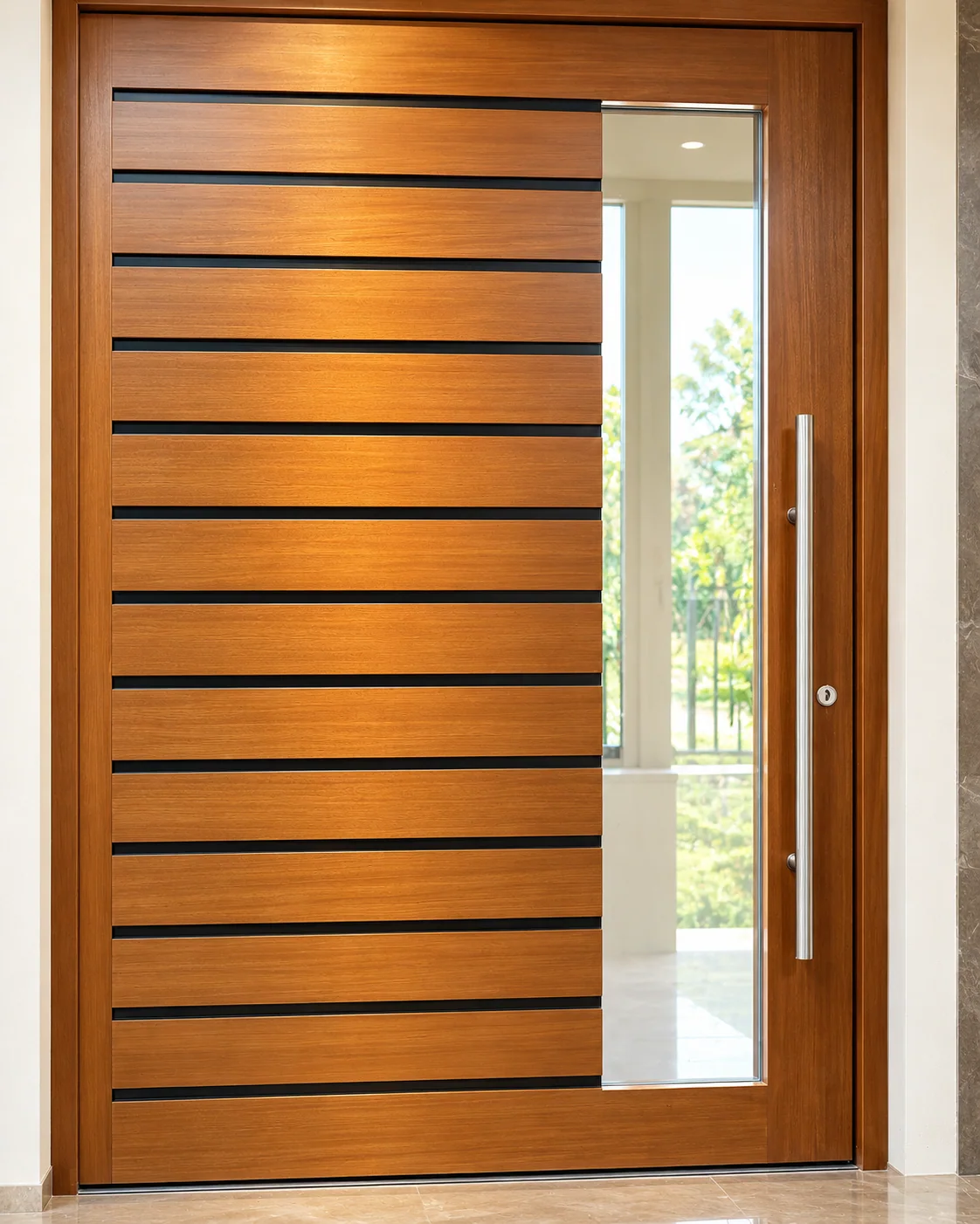 Alternate photographed entry-door panel design sample